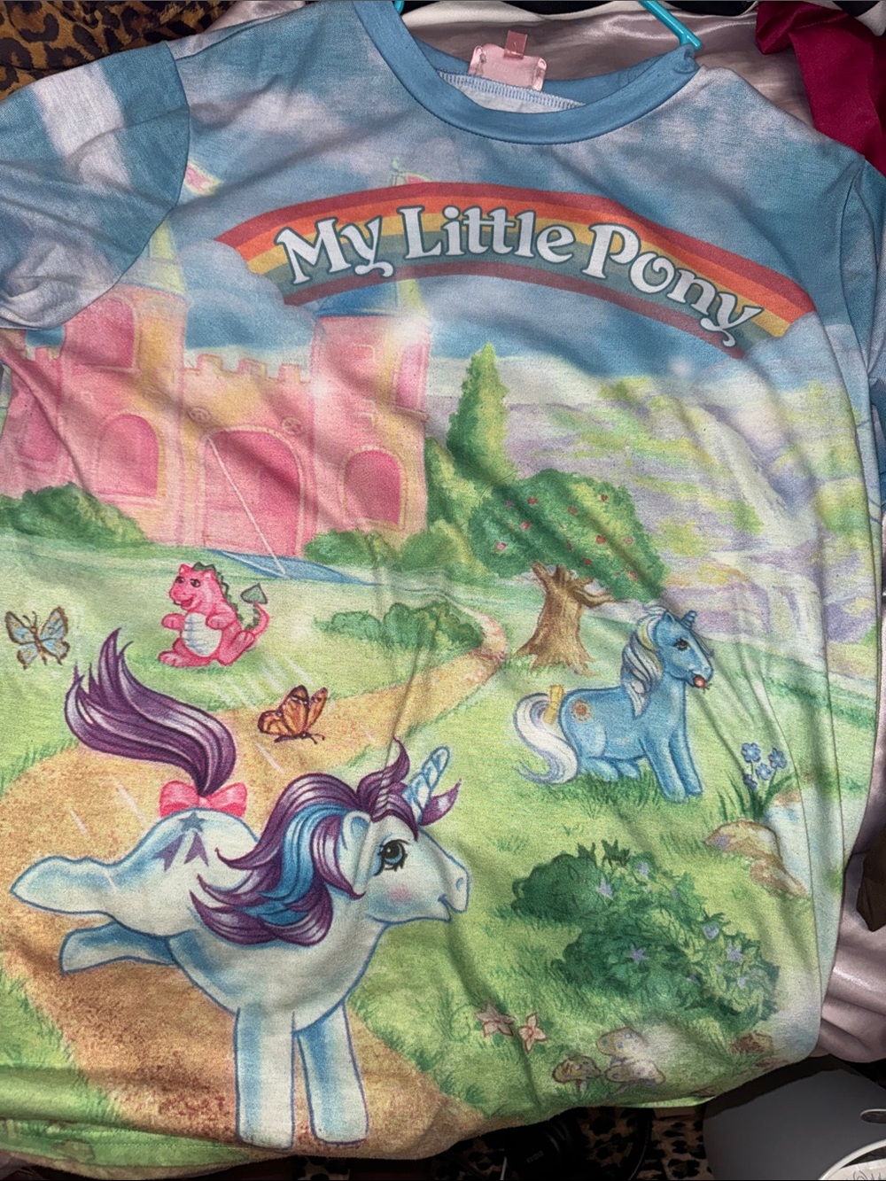 Dolls Kill Pastel My Little Pony Graphic Short Sleeve Tee